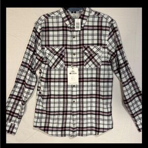 Tallwoods Men's Plaid Flannel Shirt New With Tags
